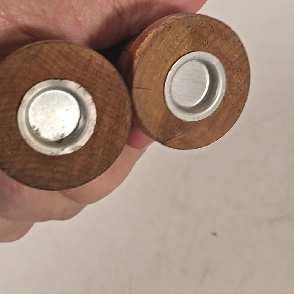Cacapon State Park Wooden Salt Pepper Shakers Set 2‎ Vintage West Virginia